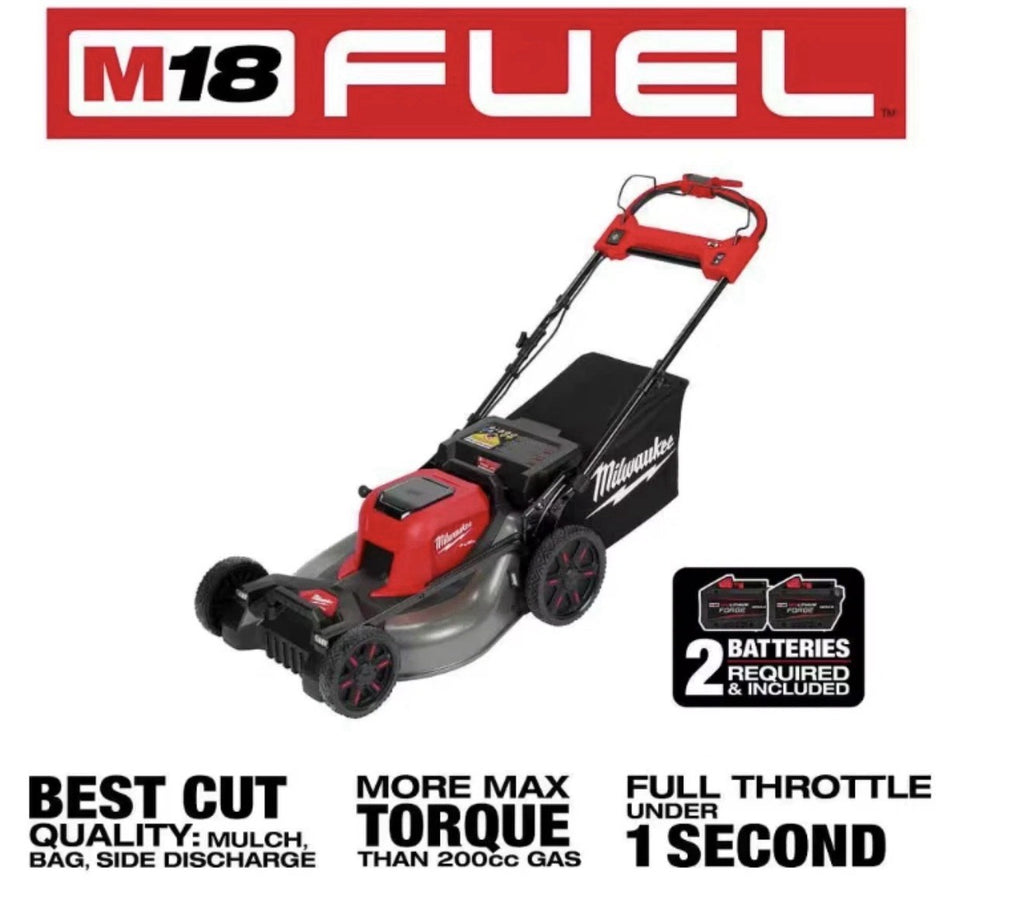 Milwaukee Tool 2823-22Hd M18 Fuel 21 In. Self-Propelled Dual Battery Mower Kit
