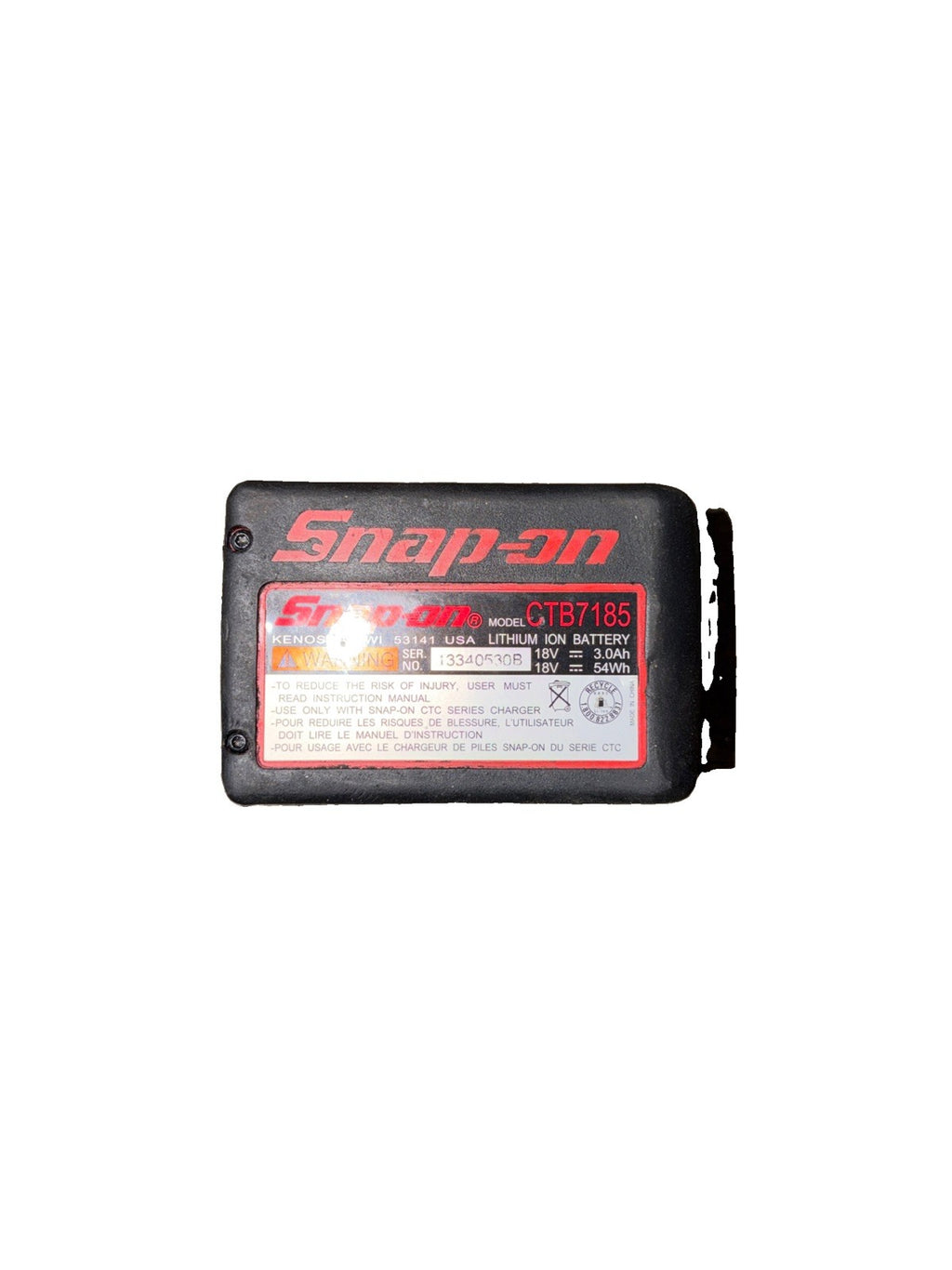 Genuine Snap on 18V 4Ah CTB8185 Battery Brushless CT9050, CT9075, CT9080, CT8850