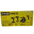 ONE+ 18V Cordless 4-Tool Combo Kit with (2) Batteries and Charger