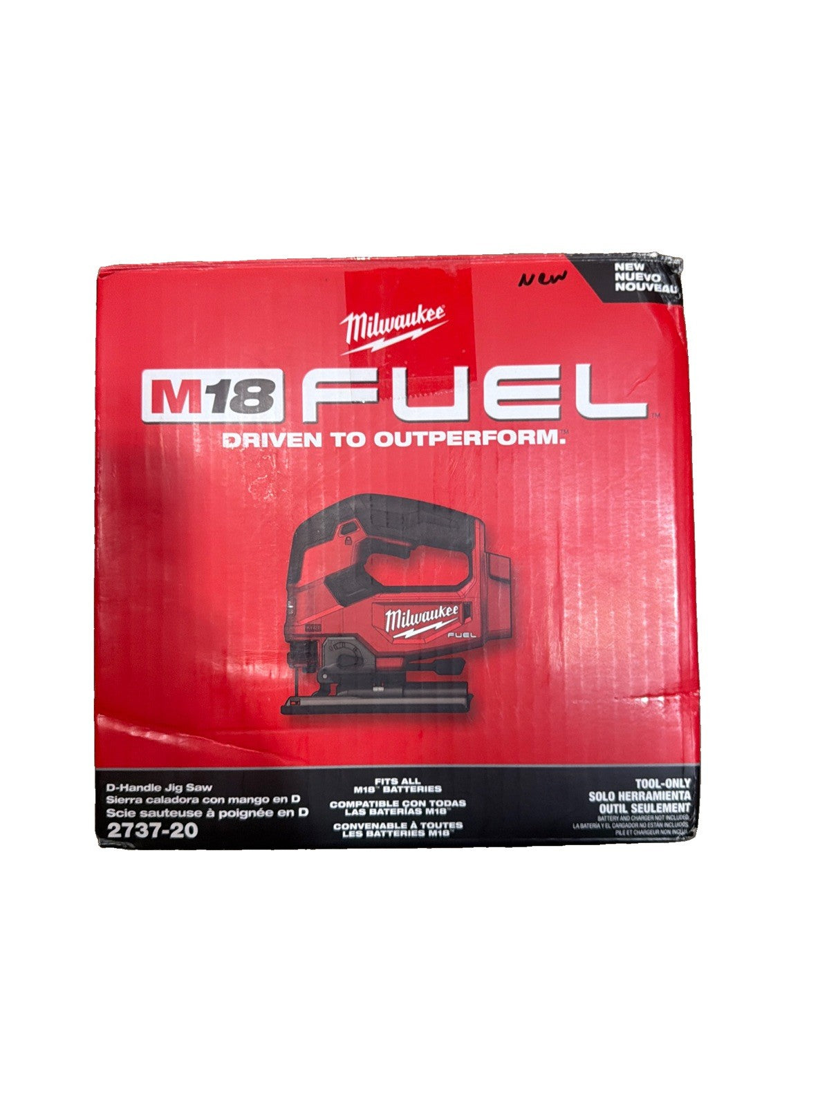 NEW IN BOX Milwaukee M18 FUEL 2737-20 Jigsaw Brushless Cordless 18 Volt 18V