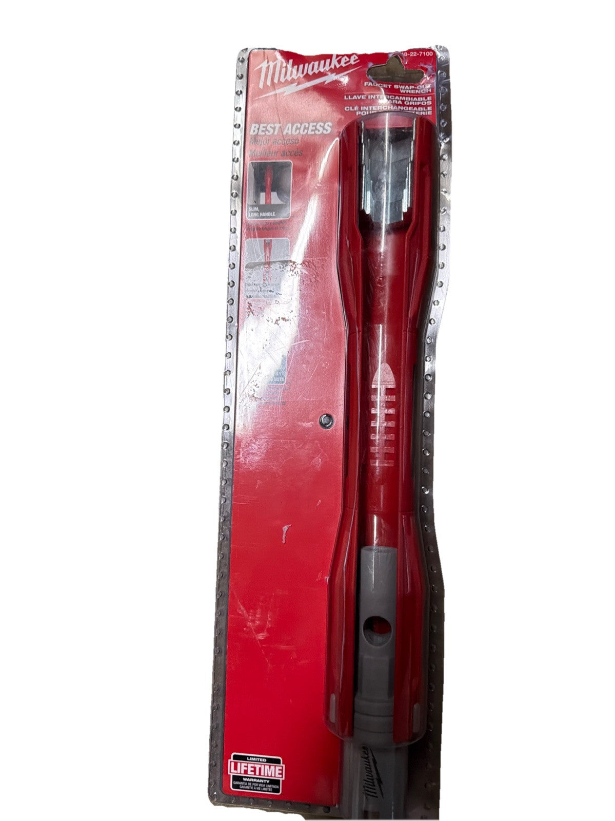 Milwaukee 48-22-7100 Faucet Swap-Out Wrench Long Handle Best Access NWB