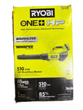 Ryobi ONE+ HP 18V Brushless Whisper Series Battery Leaf Blower With 6Ah/charger