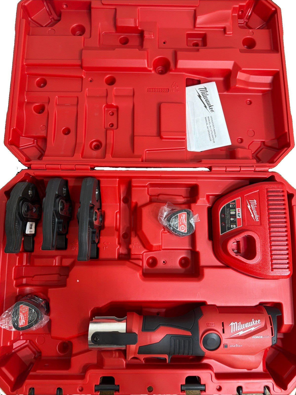 Milwaukee 2573-22 FORCE LOGIC Press Tool Kit w/ ONE-KEY 1/2 in. to 1 in. CTS-V