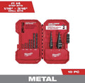 Milwaukee Black Oxide Step Drill Bit Set (10-Piece)