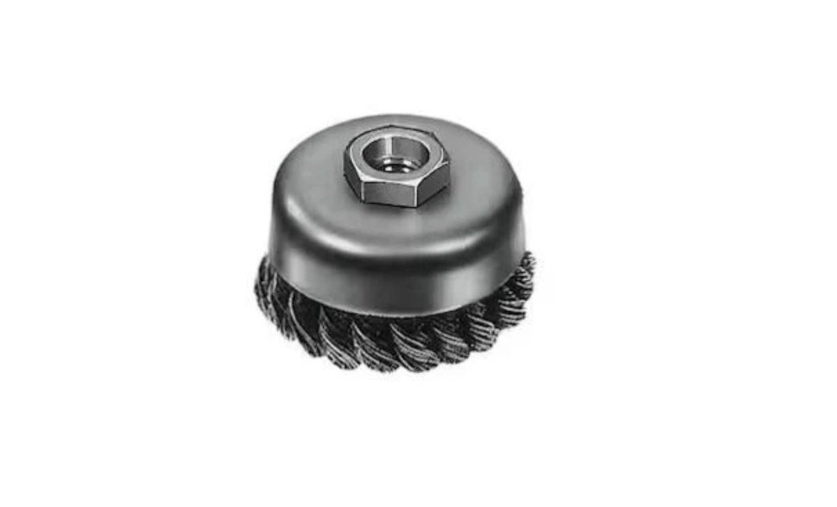Milwaukee 48-52-5040  3 in. Knot Wire Cup Brush - Carbon Steel