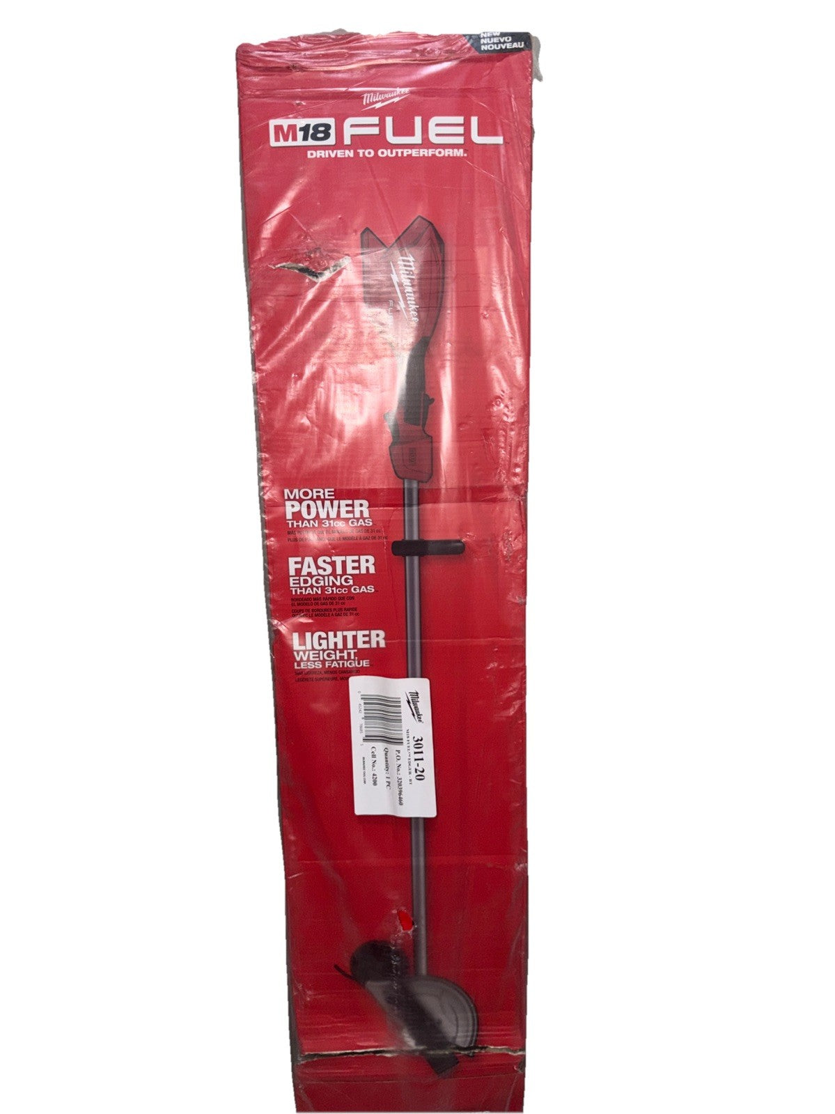 Milwaukee 3011-20 M18 FUEL Brushless Cordless Edger Tool-Only