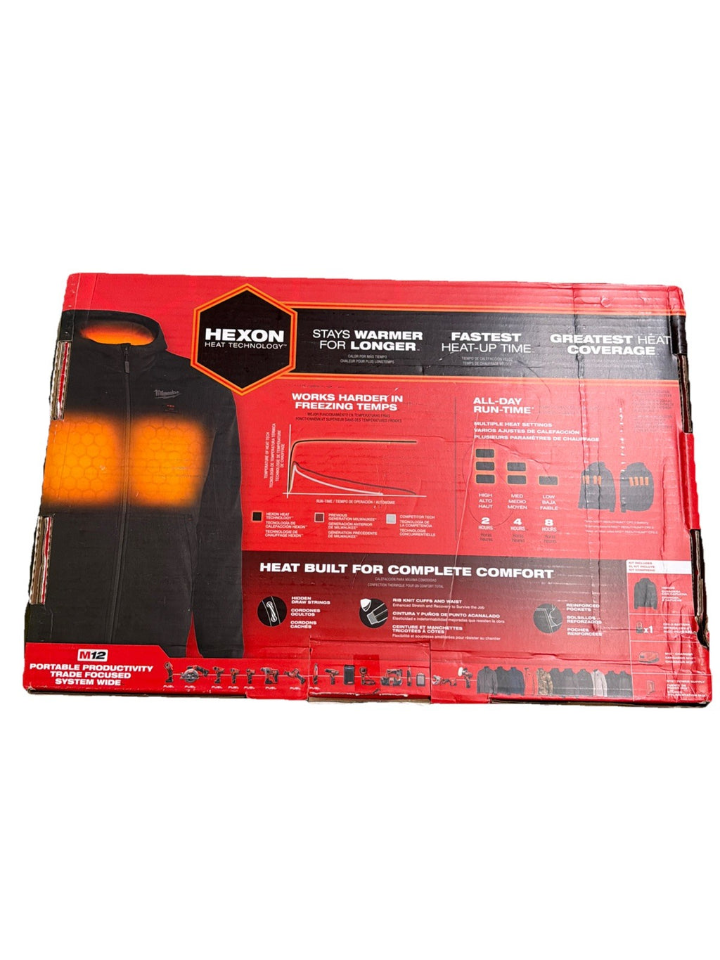 Milwaukee Electric - M12 BLK Heated Hoodie KIT L