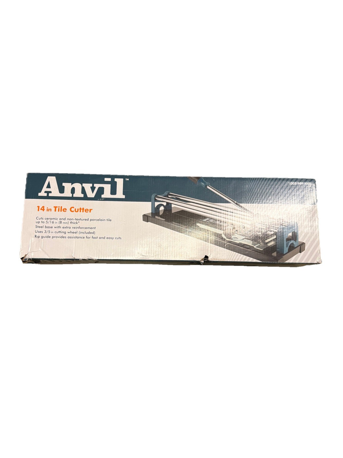 Anvil 14 in. Ceramic and Porcelain Tile Cutter with 1/2 in. Cutting Wheel