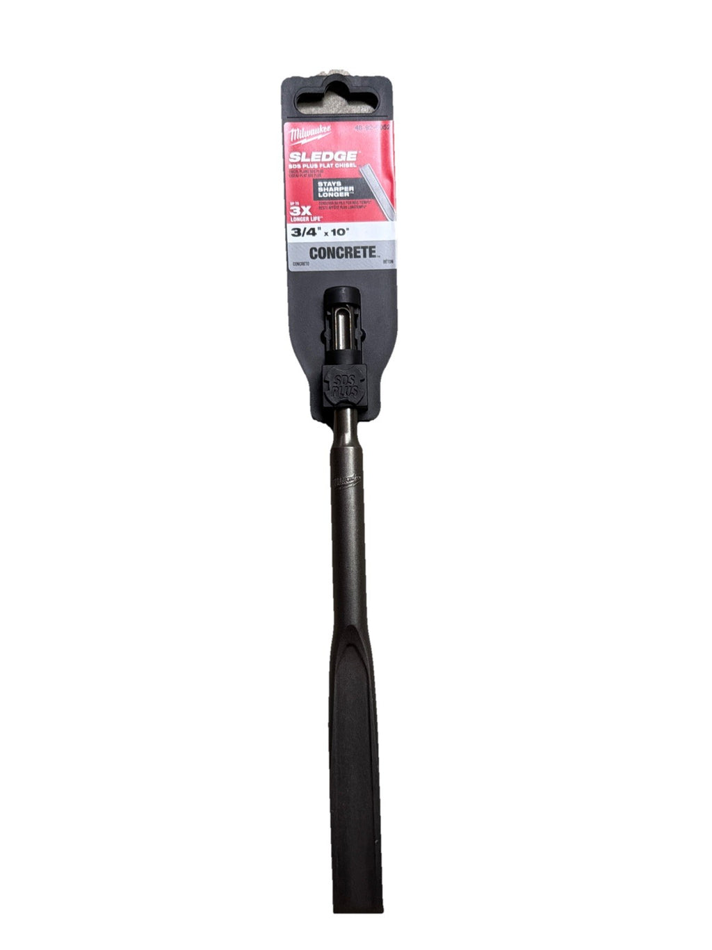 Milwaukee Sledge SDS Plus Flat Chisel 48-62-6052 3/4 Concrete
