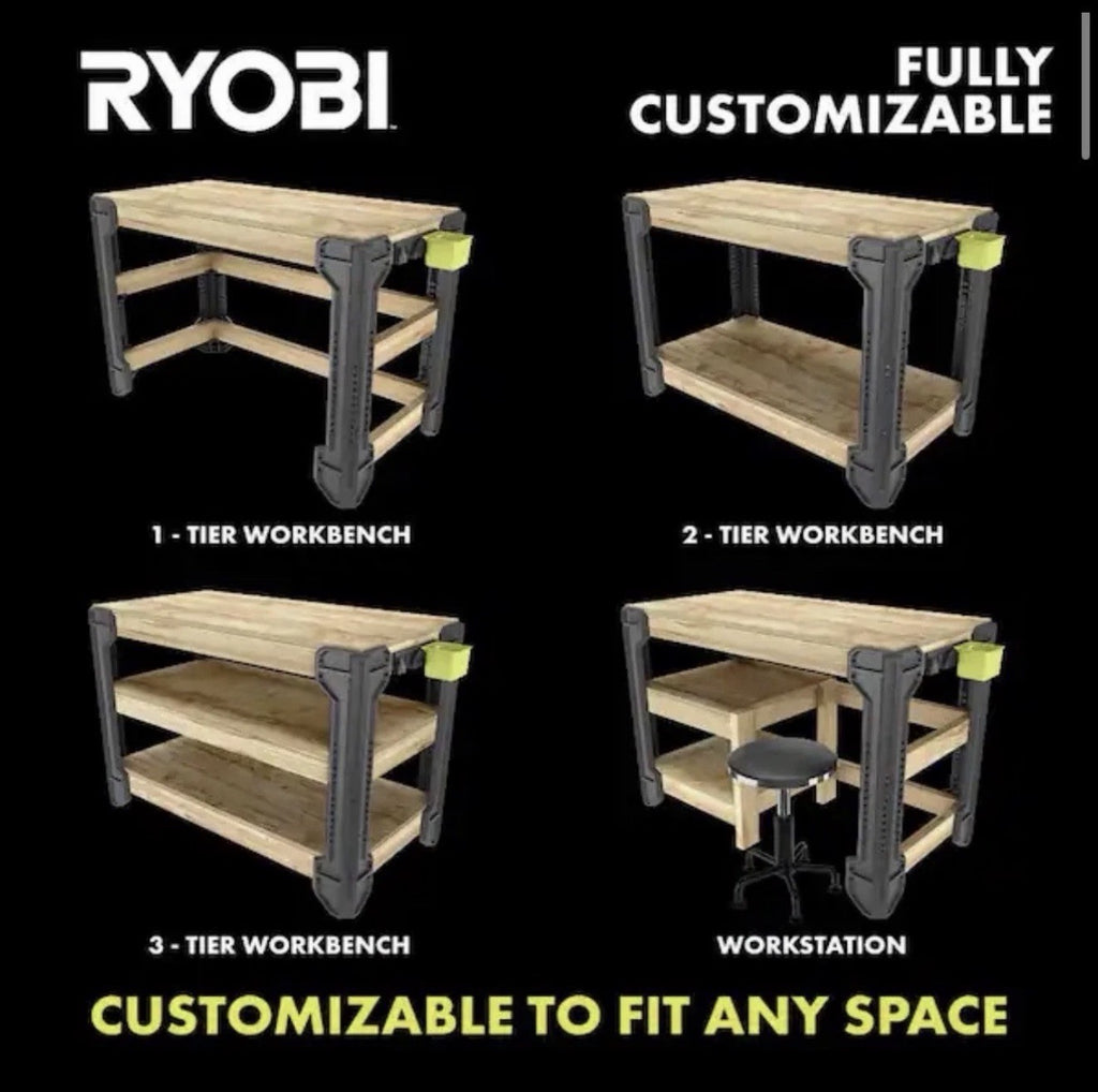RYOBI FRAMEWORK Customizable workbench kit - STM420K SEALED NEW