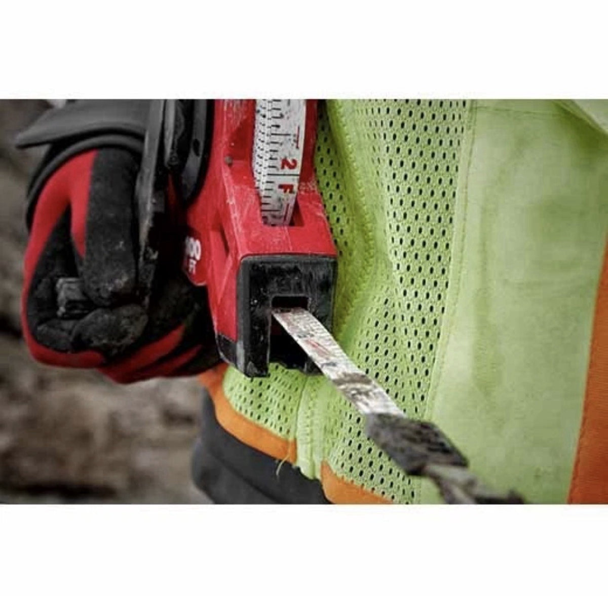 Milwaukee 48-22-5201 100 ft. Open Reel Long Tape Measure, 1/2" Nylon Steel Blade