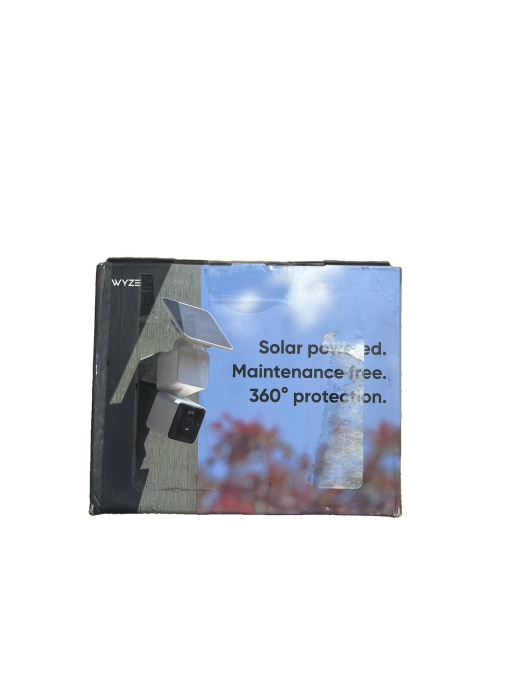 Wyze Solar Pan Cam Solar Outdoor Home Security Camera w 2K HD Color Night SEALED
