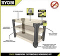 RYOBI FRAMEWORK Customizable workbench kit - STM420K SEALED NEW