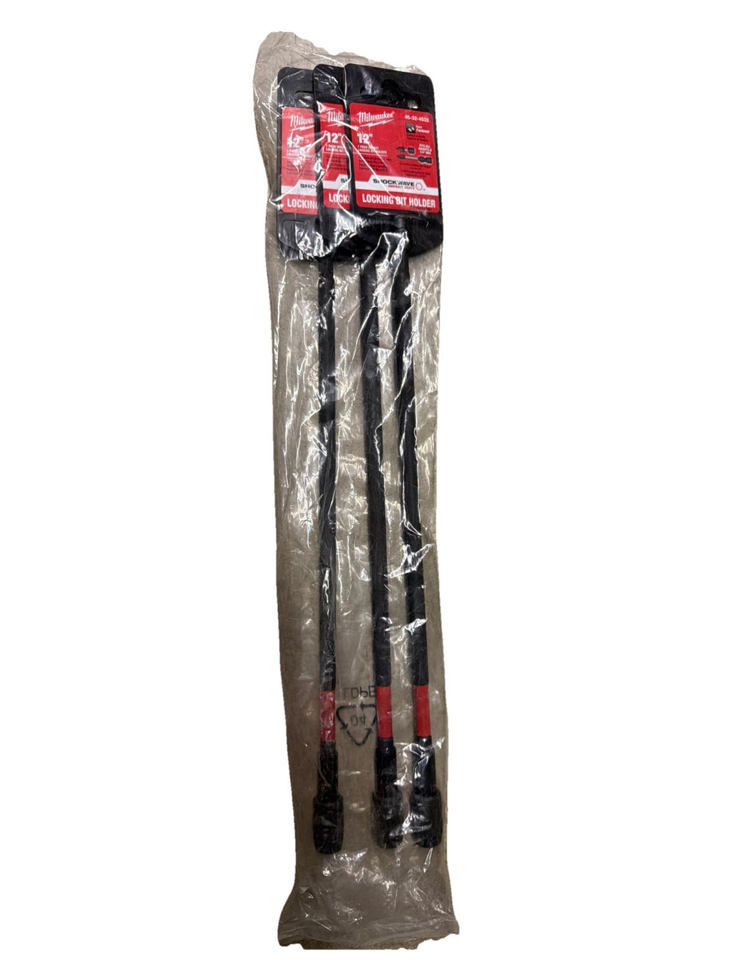 Milwaukee 48-32-4533 Shockwave 12" Impact Locking Bit Holder (PACK OF 3)